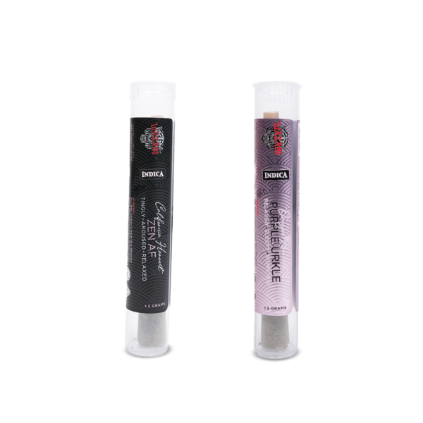 Wazabi Exotics Double Drop California Vs Oregon 1.5 Gram Prerolls 30/Pk (2 In 1 Jar) - Image 5