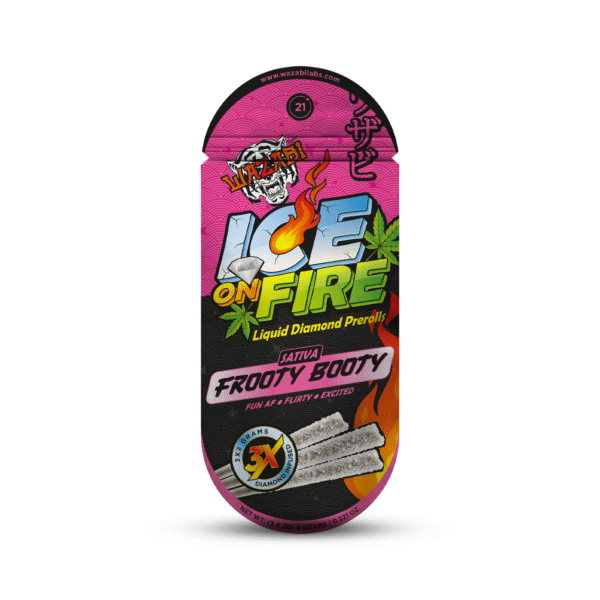 WAZABI EXOTICS 2G ICE ON FIRE LIQUID DIAMOND PREROLLS 3X5/PK - Image 7