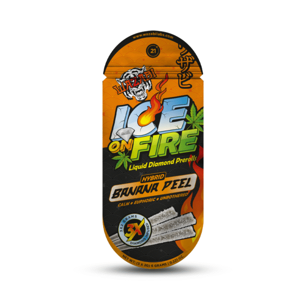 WAZABI EXOTICS 2G ICE ON FIRE LIQUID DIAMOND PREROLLS 3X5/PK - Image 5