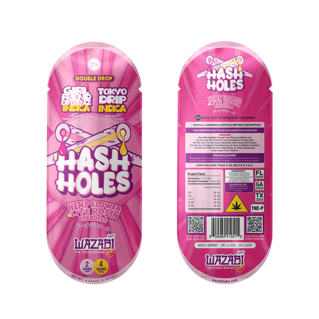 HASH HOLES THCP | ROSIN JELLY INFUSED – Wazabi Exotics