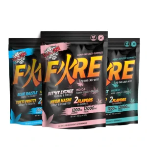 D9 Fire Gummies 1200mg | 2 Flavors In 1